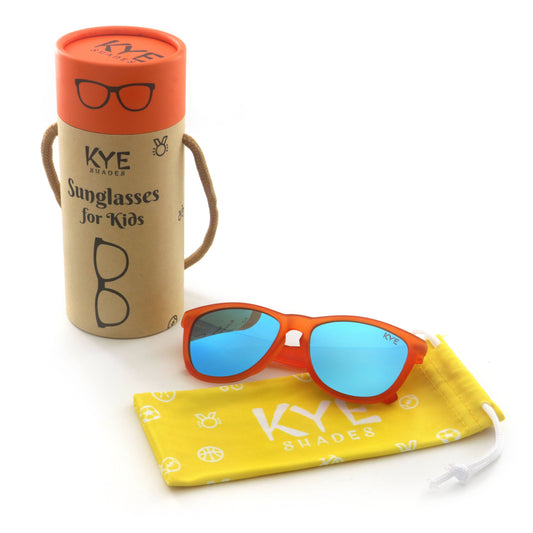 Orange Tiger Kids Polarized Sunglasses - Fits Ages 2-7