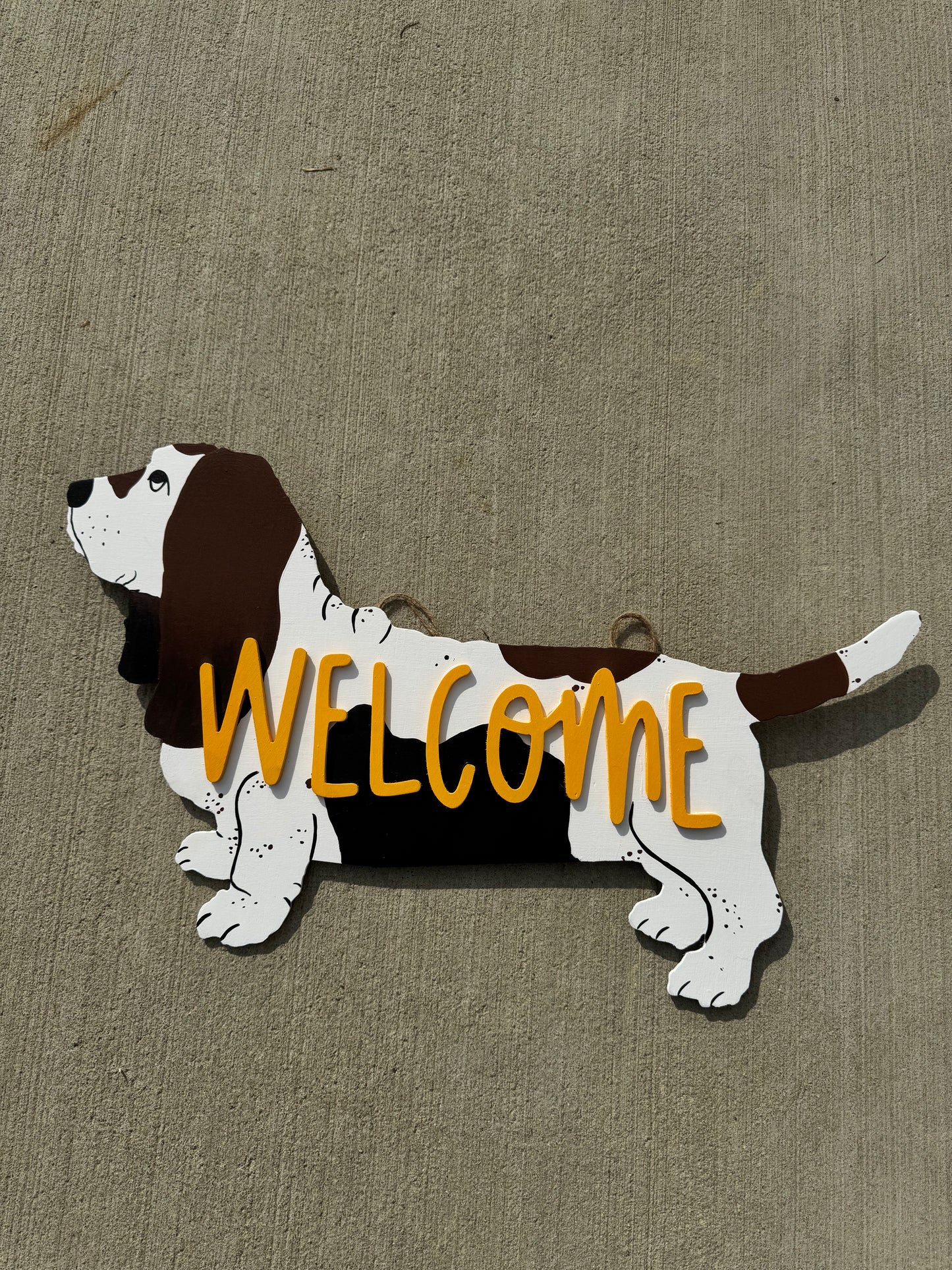 Dog Welcome Sign