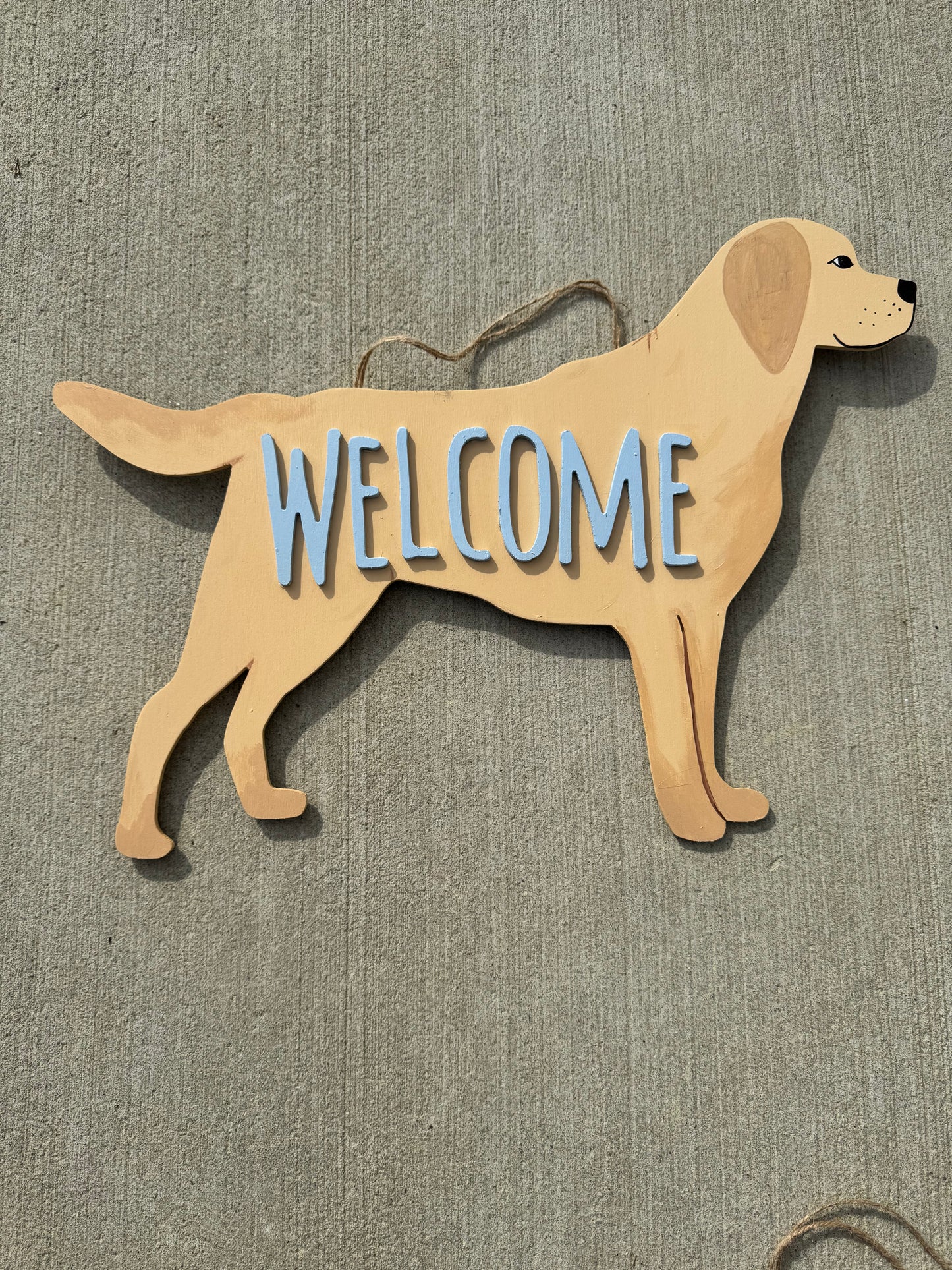 Dog Welcome Sign