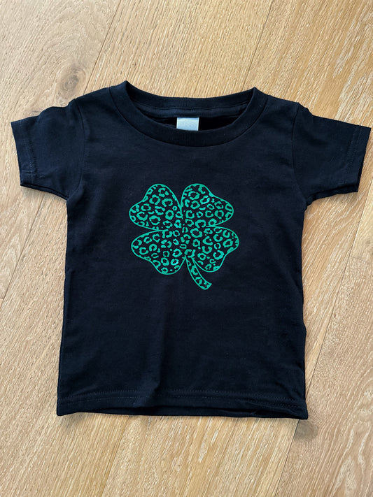 Leopard Clover T Shirt